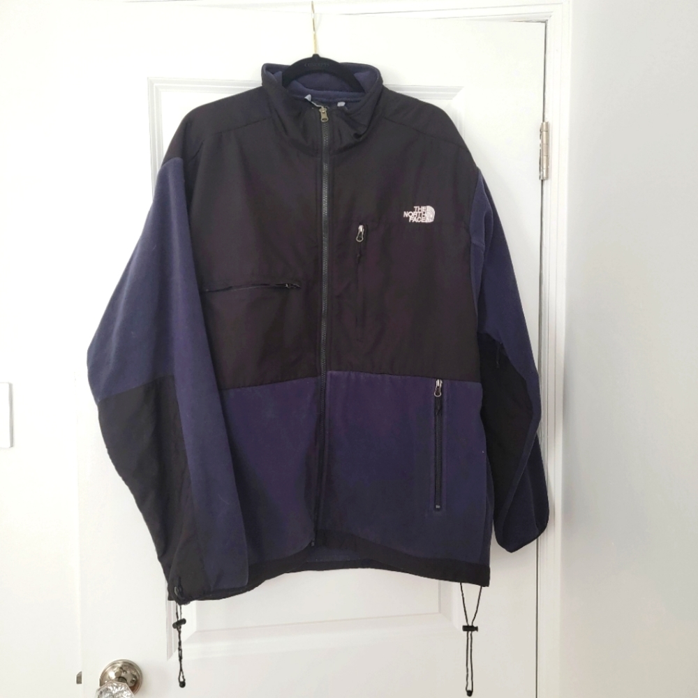 Northface Men's XL Jacket Black Navy Blue